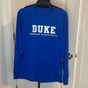 Duke Women's Basketball Dri-Fit Long Sleeve Shirt Size Medium